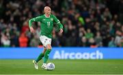 13 October 2023; Will Smallbone of Republic of Ireland during the UEFA EURO 2024 Championship qualifying group B match between Republic of Ireland and Greece at the Aviva Stadium in Dublin. Photo by Seb Daly/Sportsfile