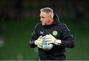 13 October 2023; Republic of Ireland goalkeeping coach Dean Kiely before the UEFA EURO 2024 Championship qualifying group B match between Republic of Ireland and Greece at the Aviva Stadium in Dublin. Photo by Seb Daly/Sportsfile