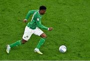 13 October 2023; Chiedozie Ogbene of Republic of Ireland during the UEFA EURO 2024 Championship qualifying group B match between Republic of Ireland and Greece at the Aviva Stadium in Dublin. Photo by Sam Barnes/Sportsfile