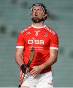 14 October 2023; Darragh O'Donovan of Doon reacts after missing a penalty in the penalty shoot-out during the Limerick County Senior Club Hurling Championship semi-final match between Na Piarsaigh and Doon at the TUS Gaelic Grounds in Limerick. Photo by Tom Beary/Sportsfile