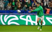 14 October 2023; Jonathan Sexton of Ireland warms-up before the 2023 Rugby World Cup quarter-final match between Ireland and New Zealand at the Stade de France in Paris, France. Photo by Brendan Moran/Sportsfile