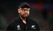 14 October 2023; New Zealand scrum coach Greg Feek before the 2023 Rugby World Cup quarter-final match between Ireland and New Zealand at the Stade de France in Paris, France. Photo by Ramsey Cardy/Sportsfile