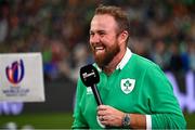 14 October 2023; Professional golfer Shane Lowry before the 2023 Rugby World Cup quarter-final match between Ireland and New Zealand at the Stade de France in Paris, France. Photo by Ramsey Cardy/Sportsfile