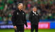 14 October 2023; New Zealand assistant coach Joe Schmidt before the 2023 Rugby World Cup quarter-final match between Ireland and New Zealand at the Stade de France in Paris, France. Photo by Ramsey Cardy/Sportsfile