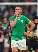 14 October 2023; Jonathan Sexton of Ireland after his side's defeat in the 2023 Rugby World Cup quarter-final match between Ireland and New Zealand at the Stade de France in Paris, France. Photo by Brendan Moran/Sportsfile