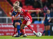 14 October 2023; Emma Doherty of Sligo Rovers during the FAI Women's Cup semi-final match between Sligo Rovers and Athlone Town at The Showgrounds in Sligo. Photo by Tyler Miller/Sportsfile