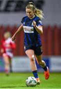 14 October 2023; Dana Scheriff of Athlone Town during the FAI Women's Cup semi-final match between Sligo Rovers and Athlone Town at The Showgrounds in Sligo. Photo by Tyler Miller/Sportsfile