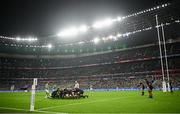 14 October 2023; A general view of a scrum during the 2023 Rugby World Cup quarter-final match between Ireland and New Zealand at the Stade de France in Paris, France. Photo by Ramsey Cardy/Sportsfile