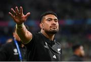 14 October 2023; Ardie Savea of New Zealand after the 2023 Rugby World Cup quarter-final match between Ireland and New Zealand at the Stade de France in Paris, France. Photo by Ramsey Cardy/Sportsfile