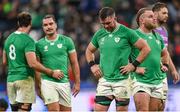 14 October 2023; Peter O’Mahony of Ireland after the 2023 Rugby World Cup quarter-final match between Ireland and New Zealand at the Stade de France in Paris, France. Photo by Ramsey Cardy/Sportsfile