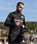 15 October 2023; Conor Laverty of Kilcoo before the Down County Senior Club Football Championship final match between Burren and Kilcoo at Pairc Esler in Newry, Down. Photo by Ben McShane/Sportsfile