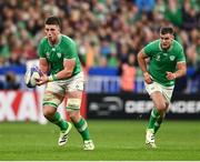 14 October 2023; Joe McCarthy, left, and Jonathan Sexton of Ireland during the 2023 Rugby World Cup quarter-final match between Ireland and New Zealand at the Stade de France in Paris, France. Photo by Harry Murphy/Sportsfile