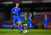 14 October 2023; Jón Arnar Sigurösson of Iceland during the UEFA European U17 Championship qualifying round 10 match between Republic of Ireland and Iceland at Turner's Cross in Cork. Photo by Eóin Noonan/Sportsfile