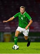 14 October 2023; Luca Cailloce of Republic of Ireland during the UEFA European U17 Championship qualifying round 10 match between Republic of Ireland and Iceland at Turner's Cross in Cork. Photo by Eóin Noonan/Sportsfile
