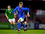 14 October 2023; Gabriel Snar Hallsson of Iceland during the UEFA European U17 Championship qualifying round 10 match between Republic of Ireland and Iceland at Turner's Cross in Cork. Photo by Eóin Noonan/Sportsfile