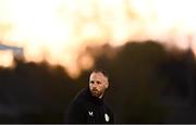 14 October 2023; Republic of Ireland assistant coach David Meyler during the UEFA European U17 Championship qualifying round 10 match between Republic of Ireland and Iceland at Turner's Cross in Cork. Photo by Eóin Noonan/Sportsfile