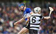 15 October 2023; Cian Darcy of Sarsfields in action against Tommy O'Connell of Midleton during the Cork County Premier Senior Club Hurling Championship final between Sarsfields and Midleton at Páirc Uí Chaoimh in Cork. Photo by Eóin Noonan/Sportsfile