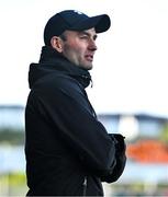15 October 2023; Kilcoo manager Karl Lacey during the Down County Senior Club Football Championship final match between Burren and Kilcoo at Pairc Esler in Newry, Down. Photo by Ben McShane/Sportsfile
