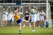 15 October 2023; Eoghan O'Flaherty of St Joseph's scores a point from a free against Portlaoise during the Laois County Senior Club Football Championship final match between St Joseph's and Portlaoise at Laois Hire O'Moore Park in Portlaoise, Laois. Photo by Matt Browne/Sportsfile