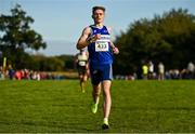 15 October 2023; Sean McGinley of Finn Valley AC, Donegal, competes in the senior men's 8000m during the Autumn Open International Cross Country Festival & The Athletics Ireland Cross County Xperience at Abbotstown in Dublin. Photo by Sam Barnes/Sportsfile