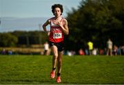 15 October 2023; Dylan Casey of Ennis Track AC, Clare, competes in the senior men's 8000m  during the Autumn Open International Cross Country Festival & The Athletics Ireland Cross County Xperience at Abbotstown in Dublin. Photo by Sam Barnes/Sportsfile