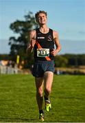 15 October 2023; Sean Cronin of Clonliffe Harriers AC, Dublin, competes in the junior men 6000m during the Autumn Open International Cross Country Festival & The Athletics Ireland Cross County Xperience at Abbotstown in Dublin. Photo by Sam Barnes/Sportsfile