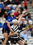15 October 2023; Paul Connaughton of Midleton in action against Paul Leopold of Sarsfields during the Cork County Premier Senior Club Hurling Championship final between Sarsfields and Midleton at Páirc Uí Chaoimh in Cork. Photo by Eóin Noonan/Sportsfile