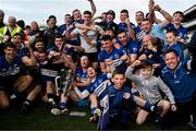 15 October 2023; Sarsfields players celebrate with the cup after the Cork County Premier Senior Club Hurling Championship final between Sarsfields and Midleton at Páirc Uí Chaoimh in Cork. Photo by Eóin Noonan/Sportsfile
