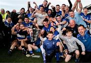 15 October 2023; Sarsfields players celebrate with the cup after the Cork County Premier Senior Club Hurling Championship final between Sarsfields and Midleton at Páirc Uí Chaoimh in Cork. Photo by Eóin Noonan/Sportsfile