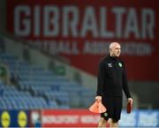 15 October 2023; Colum O’Neill, athletic therapist, during a Republic of Ireland training session at Estádio Algarve in Faro, Portugal. Photo by Stephen McCarthy/Sportsfile
