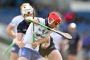 15 October 2023; James Armstrong of Thurles Sarsfields in action against Paul Flynn of Kiladangan during the Tipperary County Senior Club Hurling Championship final match between Thurles Sarsfields and Kiladangan at FBD Semple Stadium in Thurles, Tipperary. Photo by Piaras Ó Mídheach/Sportsfile