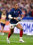 15 October 2023; Gael Fickou of France during the 2023 Rugby World Cup quarter-final match between France and South Africa at the Stade de France in Paris, France. Photo by Harry Murphy/Sportsfile