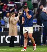 15 October 2023; Damien Penaud of France after his side's defeat in the 2023 Rugby World Cup quarter-final match between France and South Africa at the Stade de France in Paris, France. Photo by Harry Murphy/Sportsfile