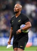 15 October 2023; South Africa assistant coach Mzwandile Stick before the 2023 Rugby World Cup quarter-final match between France and South Africa at the Stade de France in Paris, France. Photo by Harry Murphy/Sportsfile