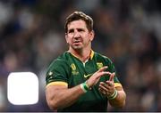 15 October 2023; Kwagga Smith of South Africa after his side's victory in the 2023 Rugby World Cup quarter-final match between France and South Africa at the Stade de France in Paris, France. Photo by Harry Murphy/Sportsfile