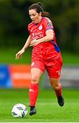 30 September 2023; Noelle Murray of Shelbourne during the SSE Airtricity Women's Premier Division match between DLR Waves FC and Shelbourne FC at UCD Bowl in Dublin. Photo by Tyler Miller/Sportsfile