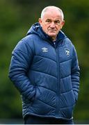 30 September 2023; Shelbourne manager Noel King during the SSE Airtricity Women's Premier Division match between DLR Waves FC and Shelbourne FC at UCD Bowl in Dublin. Photo by Tyler Miller/Sportsfile