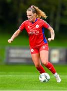 30 September 2023; Morgan Rees of Shelbourne during the SSE Airtricity Women's Premier Division match between DLR Waves FC and Shelbourne FC at UCD Bowl in Dublin. Photo by Tyler Miller/Sportsfile