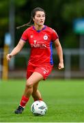 30 September 2023; Keeva Keenan of Shelbourne during the SSE Airtricity Women's Premier Division match between DLR Waves FC and Shelbourne FC at UCD Bowl in Dublin. Photo by Tyler Miller/Sportsfile