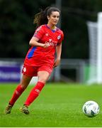 30 September 2023; Alex Kavanagh of Shelbourne during the SSE Airtricity Women's Premier Division match between DLR Waves FC and Shelbourne FC at UCD Bowl in Dublin. Photo by Tyler Miller/Sportsfile