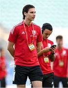 16 October 2023; Louie Annesley of Gibraltar before the UEFA EURO 2024 Championship qualifying group B match between Gibraltar and Republic of Ireland at Estádio Algarve in Faro, Portugal. Photo by Stephen McCarthy/Sportsfile