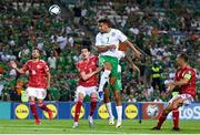16 October 2023; Callum Robinson of Republic of Ireland scores his side's fourth goal during the UEFA EURO 2024 Championship qualifying group B match between Gibraltar and Republic of Ireland at Estádio Algarve in Faro, Portugal. Photo by Stephen McCarthy/Sportsfile