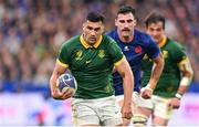 15 October 2023; Damian de Allende of South Africa during the 2023 Rugby World Cup quarter-final match between France and South Africa at the Stade de France in Paris, France. Photo by Ramsey Cardy/Sportsfile