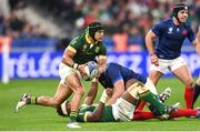 15 October 2023; Cheslin Kolbe of South Africa during the 2023 Rugby World Cup quarter-final match between France and South Africa at the Stade de France in Paris, France. Photo by Ramsey Cardy/Sportsfile
