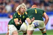 15 October 2023; Faf de Klerk of South Africa during the 2023 Rugby World Cup quarter-final match between France and South Africa at the Stade de France in Paris, France. Photo by Ramsey Cardy/Sportsfile