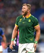 15 October 2023; Duane Vermeulen of South Africa during the 2023 Rugby World Cup quarter-final match between France and South Africa at the Stade de France in Paris, France. Photo by Ramsey Cardy/Sportsfile