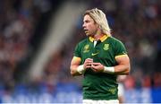 15 October 2023; Faf de Klerk of South Africa during the 2023 Rugby World Cup quarter-final match between France and South Africa at the Stade de France in Paris, France. Photo by Ramsey Cardy/Sportsfile