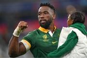 15 October 2023; Siya Kolisi of South Africa after the 2023 Rugby World Cup quarter-final match between France and South Africa at the Stade de France in Paris, France. Photo by Ramsey Cardy/Sportsfile