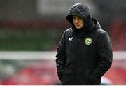 17 October 2023; Republic of Ireland head coach Colin O'Brien before the UEFA European U17 Championship qualifying round 10 match between Switzerland and Republic of Ireland at Turner's Cross in Cork. Photo by Eóin Noonan/Sportsfile