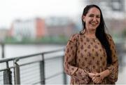 17 October 2023; Treaty United co-owner and CEO Ciara McCormack poses for a portrait after a Treaty United FC press conference at Clayton Hotel Limerick in Limerick. Photo by Tom Beary/Sportsfile